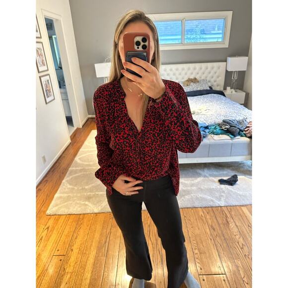 Zadig & Voltaire Tink Leo Blouse NWOT Small - Picture 6 of 11